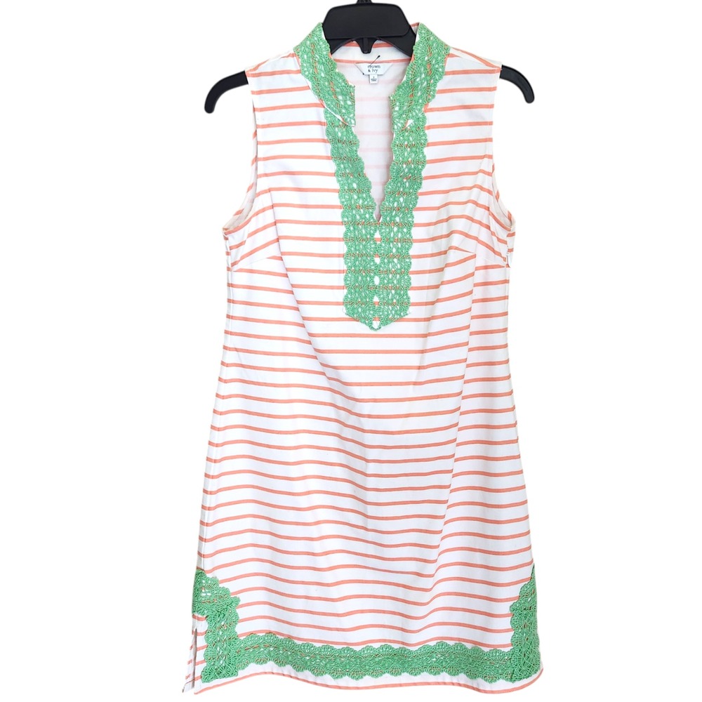 Crown & Ivy Sleeveless Summer Sun Dress size 2 Preppy Vacation Cruise NWOT